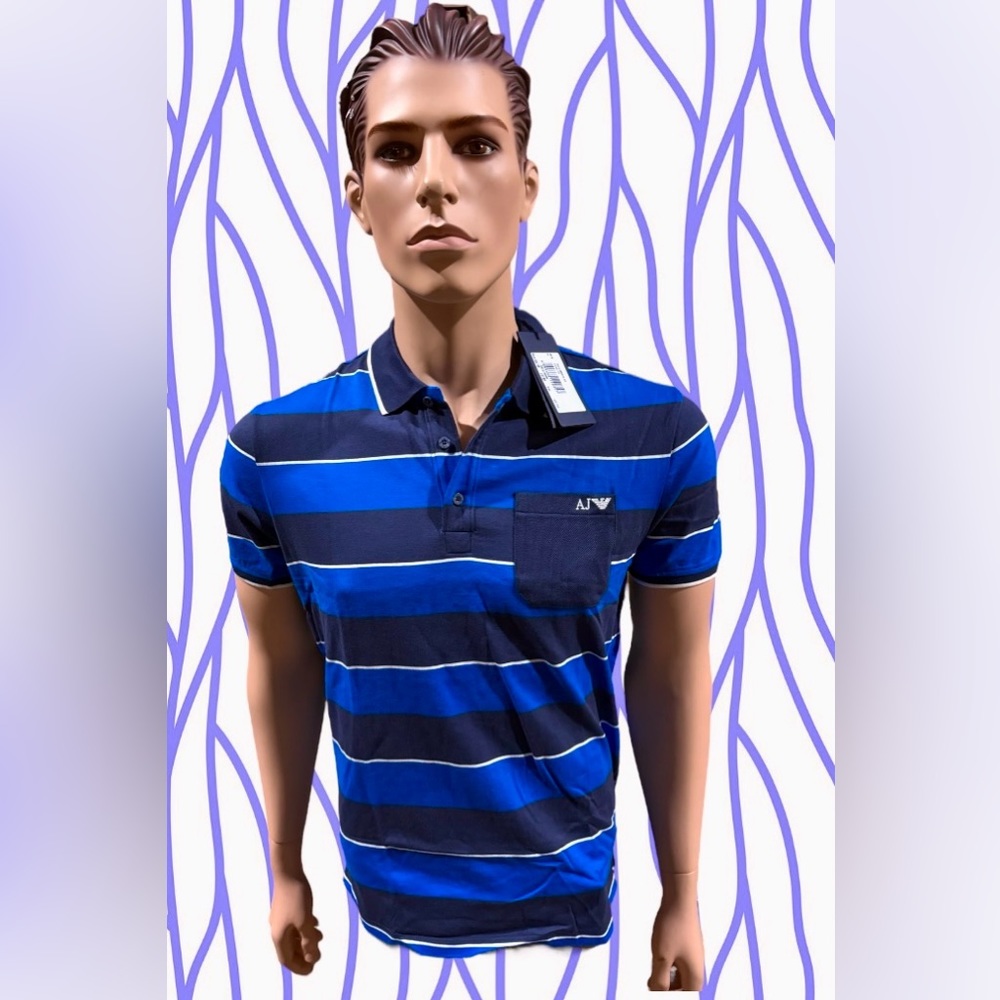 NWT, Armani Jeans Polo, Mens size Medium. 100% cotton.